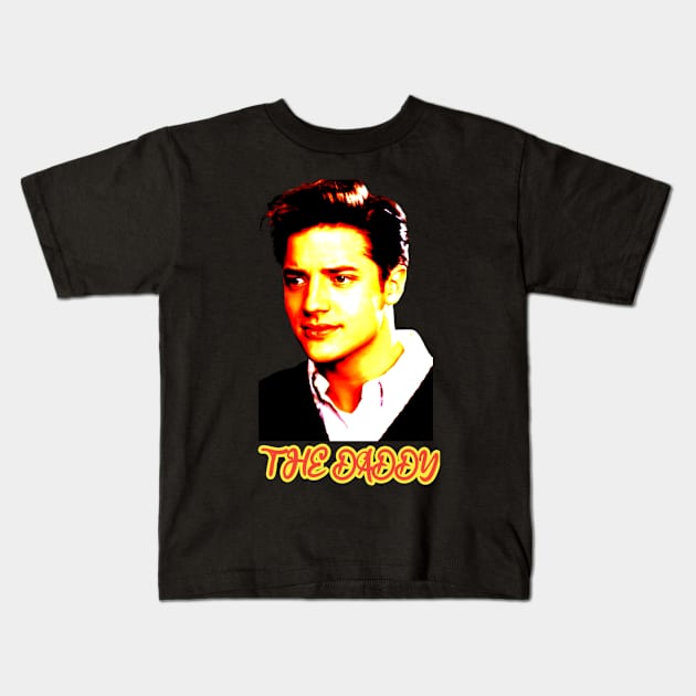 Brendan fraser t-shirt Kids T-Shirt by Galank